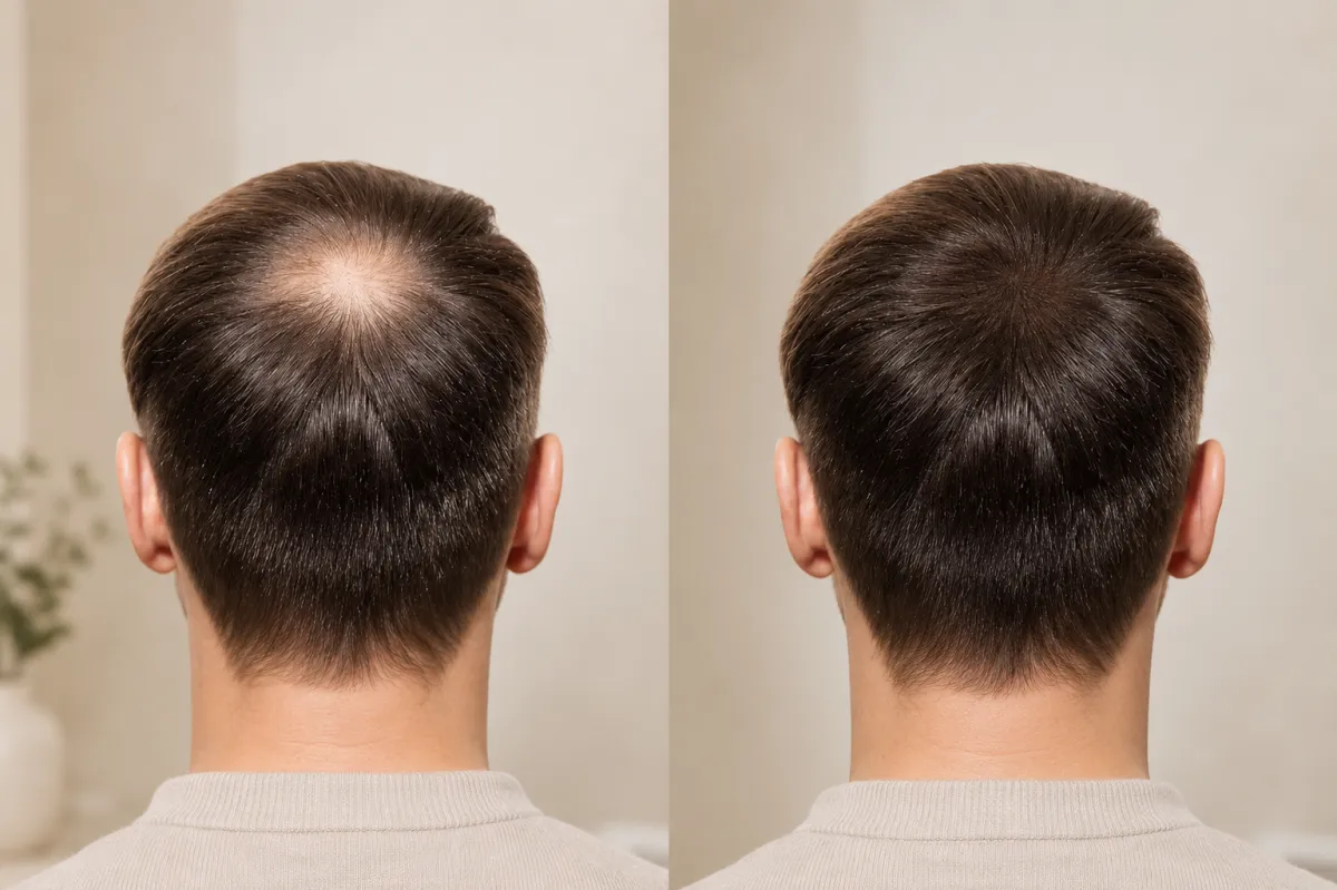 Symbolbild: PRP-Eigenbluttherapie bei Haarausfall in Bremen, Wachstumsfaktoren für die Haarwurzeln